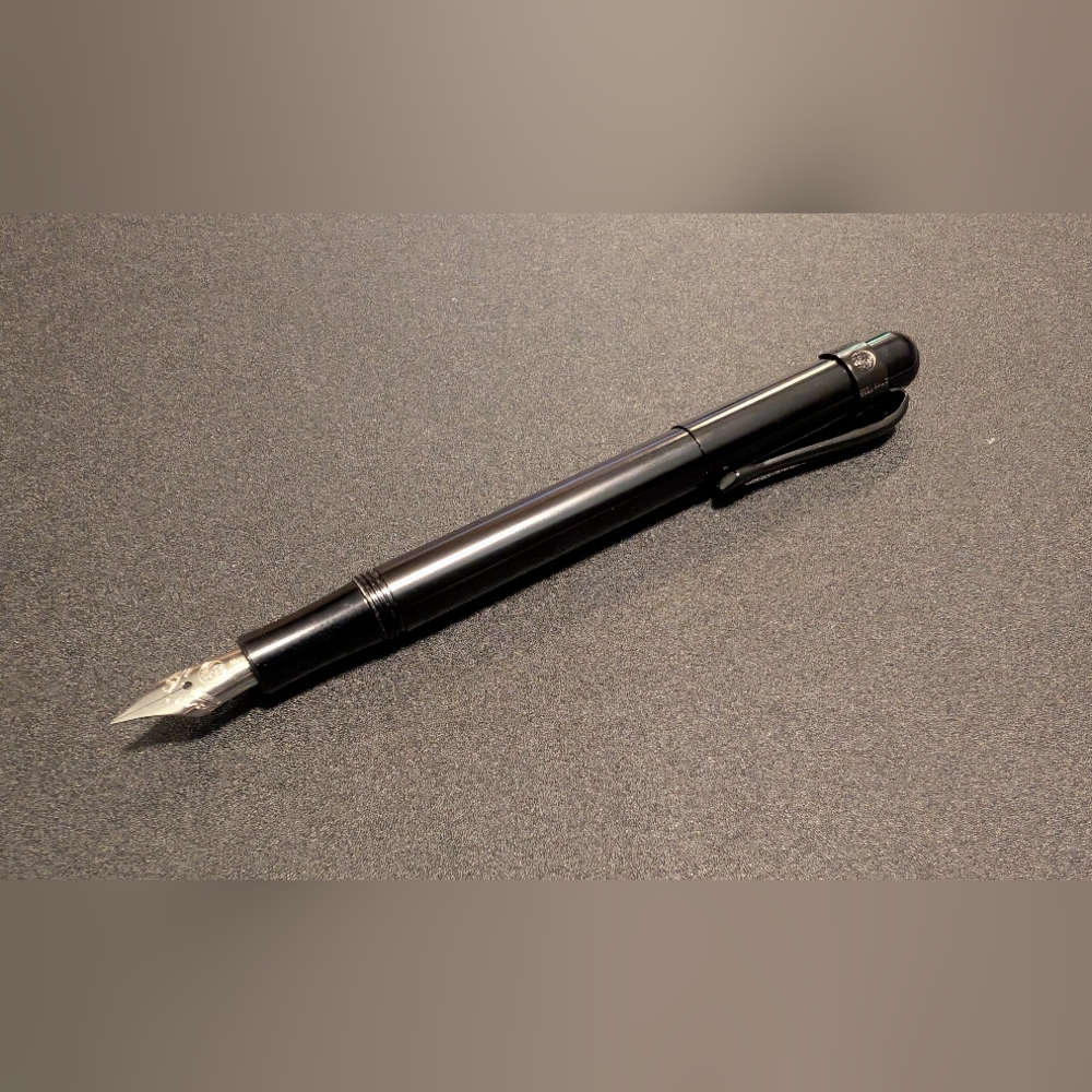 Kaweco Liliput Fountain Pen – Black Aluminium (w/ clip)